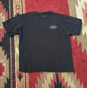 Quiksilver Boardriding Co. Graphic T-Shirt Black Size L